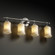 Tradition 4-Light Bath Bar (254|GLA-8524-16-WHTW-DBRZ)