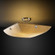 18'' Semi-Flush Bowl w/ LARGE SQUARE W/ POINT FINIALS (254|PNA-9651-35-WAVE-NCKL-F4)