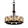 Dakota 9-Light Ring Chandelier (254|FSN-8766-10-MROR-DBRZ)