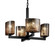 Modular 4-Light Chandelier (254|FSN-8829-15-MROR-MBLK)