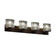 Modular 4-Light Bath Bar (254|WGL-8924-10-GRCB-MBLK)
