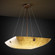 36'' LED Pendant Bowl w/ Large Square w/ Point Finials (254|CLD-9664-25-DBRZ-F4-LED6-6000)