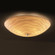 24'' Semi-Flush Bowl w/ LED Lamping (254|PNA-9672-35-WAVE-NCKL-LED5-5000)