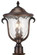 Santa Barbara Outdoor 3 Light Medium Post Mount Lantern (133|9012BB)