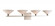 Galvaston 4 Light Bath (133|315134PN)