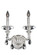 Jolivet 2 Light Wall Bracket (1252|021721-017-FR001)