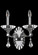 Cosimo 2 Light Wall Bracket (1252|027721-010-FR001)