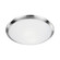 Malta 15-in Brushed Nickel 2 Lights Flush Mount (461|51562BN)