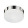 Lomita 12-in Brushed Nickel 2 Lights Flush Mount (461|52022BN)