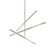 Vega 45-in Brushed Nickel LED Chandeliers (461|CH10345-BN)