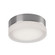 Bedford 6-in Brushed Nickel/Frosted Dimmable LED Flush Mount (461|FM3506-BN)