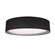 Dalton 16-in Black LED Flush Mount (461|FM7916-BK)