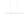 Vega 45-in White Dimmable LED Linear Pendant (461|LP10345-WH)