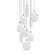 Victoria 9 Head Chrome LED Multi Pendant (461|MP3009)