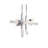 Martelo 30-in Chrome Dimmable LED Pendant (461|PD53330-CH)