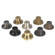 Black Outdoor Pier Mount Adaptors (108|2001-04)