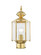 1 Light PB Outdoor Post Lantern (108|2117-02)