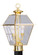 2 Light PB Outdoor Post Lantern (108|2284-02)