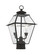 2 Light Black Outdoor Post Lantern (108|2284-04)