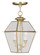 2 Light PB Outdoor Chain Lantern (108|2285-02)