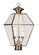 3 Light AB Outdoor Post Lantern (108|2384-01)