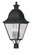 4 Light Black Outdoor Post Lantern (108|2548-04)