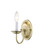 1 Light Antique Brass Wall Sconce (108|4151-01)