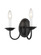 2 Light Black Wall Sconce (108|4152-04)