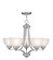 5 Light Brushed Nickel Chandelier (108|4215-91)