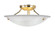 3 Light Polished Brass Ceiling Mount (108|4274-02)
