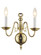 2 Light Polished Brass Wall Sconce (108|5002-02)