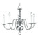 5 Light Brushed Nickel Chandelier (108|5005-91)