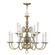 12 Light Antique Brass Chandelier (108|5012-01)