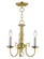 3 Light Polished Brass Mini Chandelier (108|5013-02)