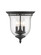 3 Light Black Ceiling Mount (108|5021-04)