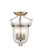3 Light Brushed Nickel Ceiling Mount (108|5061-91)