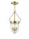 3 Light Polished Brass Chain Lantern (108|5063-02)