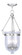 3 Light Brushed Nickel Chain Lantern (108|5064-91)