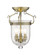 3 Light Antique Brass Ceiling Mount (108|5081-01)