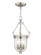 3 Light Brushed Nickel Chain Lantern (108|5083-91)