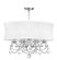 6 Light Brushed Nickel Chandelier (108|6306-91)