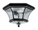3 Light Black Ceiling Mount (108|7053-04)