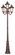 4 Light IB Outdoor 4 Head Post (108|7669-58)