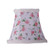 White Floral Print Bell Clip Shade with Fancy Trim (108|S273)