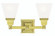 2 Light Polished Brass Bath Light (108|1032-02)