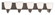 5 Light Bronze Bath Light (108|10505-07)