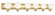 6 Light Polished Brass Bath Light (108|10506-02)