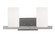 2 Light Brushed Nickel Bath Light (108|1332-91)