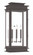 3 Light Bronze Outdoor Wall Lantern (108|20208-07)