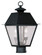 2 Light Black Outdoor Post Lantern (108|2166-04)